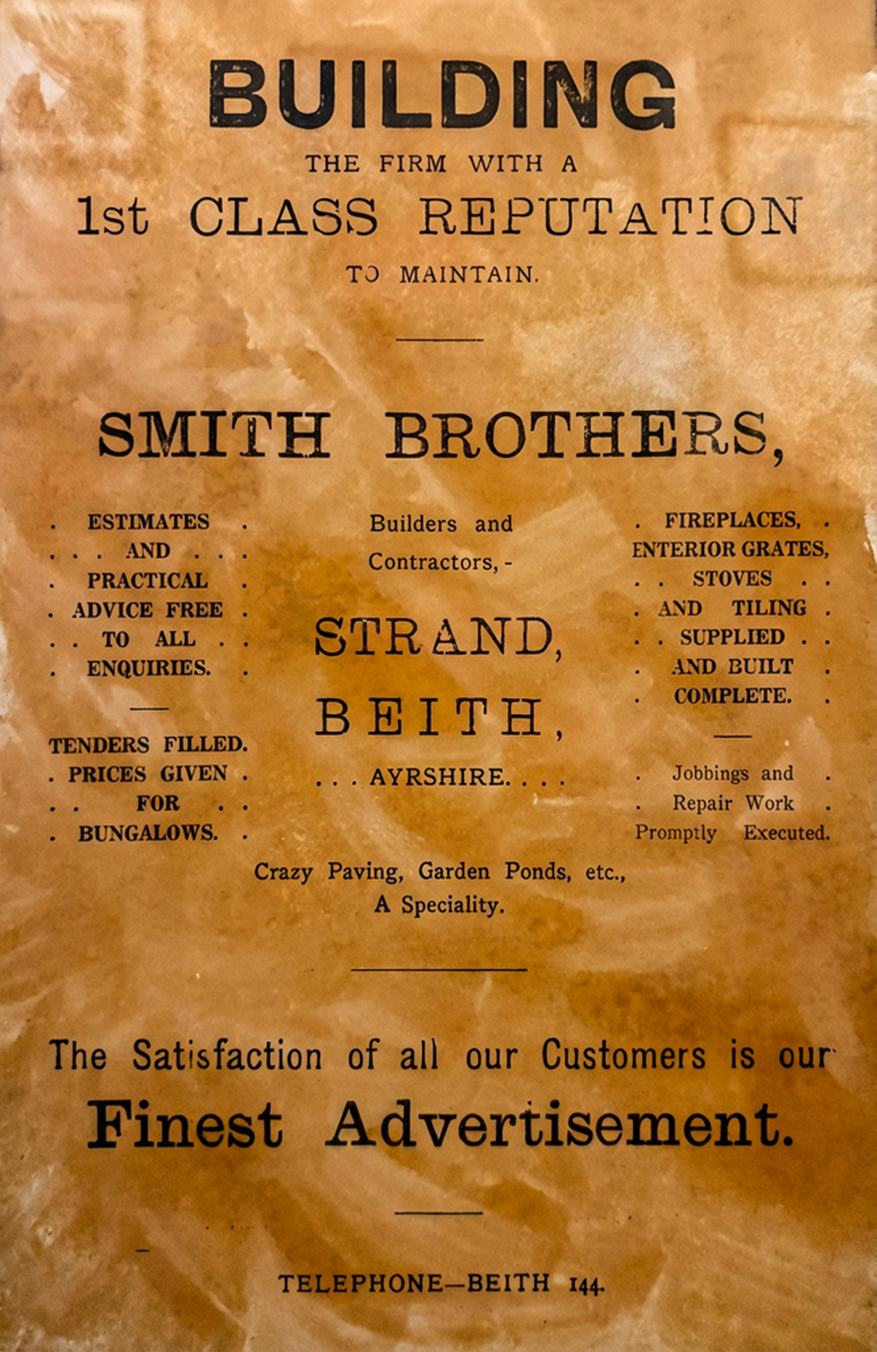 About Us - Smith Brothers Builders Beith