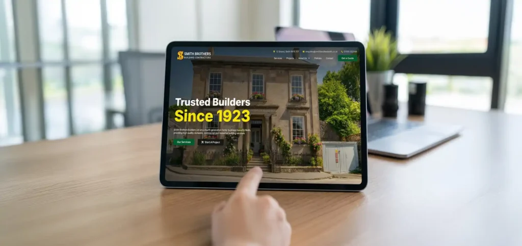 Smith Brothers Builders in Beith Ayrshire website